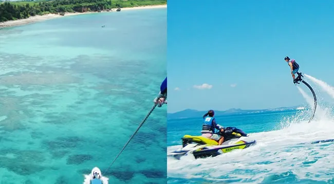 沖縄マリンスポーツ・アクティビティ専門店マリンアイランド｜パラセーリング100mマリンスポーツ3時間